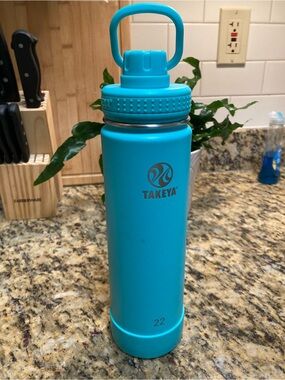 Takeya 22 oz. Insulated Stainless Steel Spout Bottle - New